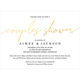 Chic Foil Couples Shower Invitations Image 8 of 8